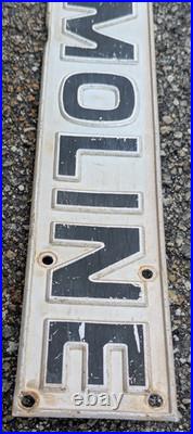 Minneapolis-Moline Tin Sign Tractor Emblem