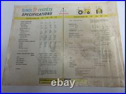 Minneapolis Moline Town & Country Tractor 108, 110 & 112 Tractors 1969 8 Page