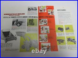 Minneapolis Moline Town & Country Tractor Color Brochure 100 model (1963) 8 Page