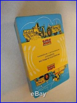 Minneapolis Moline Tractor Company deck of playing cards advertising tractors