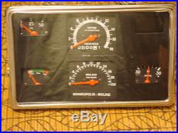 Minneapolis Moline Tractor Gauge Panel- for LP 335,445 and more