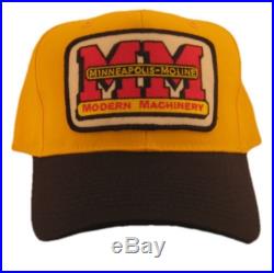 Minneapolis Moline Tractor Gold and Black Hat Cap Gift Fits Most