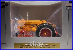 Minneapolis Moline U Gas NF Tractor with 2 Row Cultivator SCT391 New 116 Scale