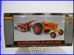 Minneapolis-Moline U Gas Tractor with M-M 3 Bottom Plow Classic Series