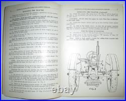 Minneapolis Moline Universal J Tractor Operator Instruction Book Manual ORIGINAL