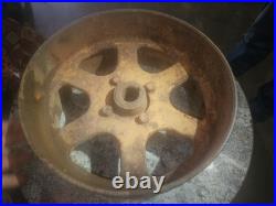 Minneapolis Moline Z Tractor Flat Belt Pulley with Hub Drive 10A1044 ZB ZA ZTU