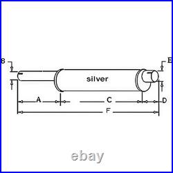 Muffler Minneapolis Moline SUPER 4 STAR 4 Star Jet Star 3 10A14444 Muffler Minneapolis Moline SUPER 4 STAR 4 Star Jet Star 3 10A14444