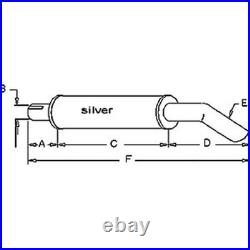 Muffler for Minneapolis Moline ZAS ZAU ZAE ZA R 10A759A Muffler for Minneapolis Moline ZAS ZAU ZAE ZA R 10A759A