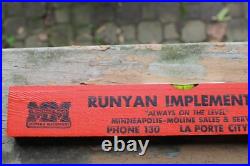 NEAR MINT 1940s era MINNEAPOLIS MOLINE TRACTOR Old La Porte City IA Wood Level