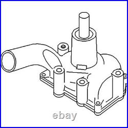 NEW Water Pump with Pulley 160927AS Replaces 190460