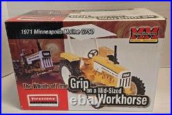 New Open Box ERTL 1/16 Firestone 1971 Minneapolis Moline G750 DieCast Tractor
