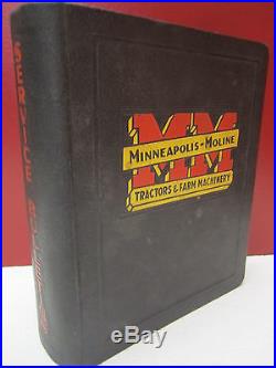 ORIGINAL 1950-60's MINNEAPOLIS MOLINE TRACTORS LARGE SHOP MANUAL