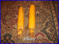 Original Minneapolis Moline Tractor 2 Hydraulic Cylinder Attachment Rams Yellow