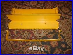 Original Minneapolis Moline Tractor 3-Piece Battery Tray Holder withLid Yellow EX