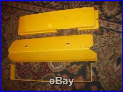 Original Minneapolis Moline Tractor 3-Piece Battery Tray Holder withLid Yellow EX