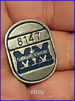 Original Minneapolis-Moline Tractor Co. Employee Badge