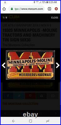 Personalized Minneapolis-moline Tractor Name Sign