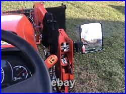 RUBBER COATED MAGNET MIRRORS Tractor/Skidsteer kubota B BX john deere 1025r PAIR