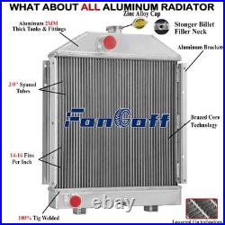 Radiator 4 Row For New Holland TD55D TD60D TD65D Case IH JX55 JX65/JX80 5118305