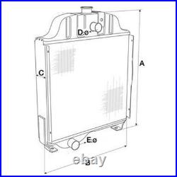 Radiator Fits Minneapolis-Moline Replaces 30-3010910