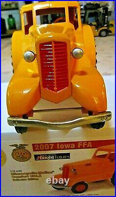 Rare 2007 Ertl Minneapolis Moline Udlx Ffa Comfort Cab Farm Tractor With Box Coa