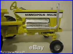 Rare Vintage 1970s Minneapolis Moline Farm tractor Ertl MM toy 10.5 long Steel