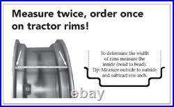 Rear Rim 4 Loop fits Minneapolis Moline Tractor 10 x 24 10A9468, 30A110