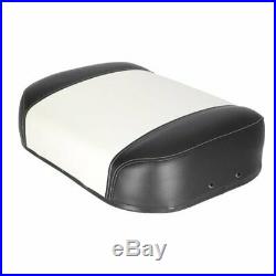 Seat Cushion Vinyl White/Black Oliver 1655 1850 1650 White Minneapolis Moline