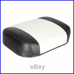 Seat Cushion Vinyl White/Black Oliver 1655 1850 1650 White Minneapolis Moline