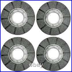Set of 4 New Bonded Brake Discs Fits MPL, Fits Minneapolis Moline 770, 880, 1550