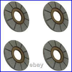 Set of 4 New Bonded Brake Discs Fits MPL, Fits Minneapolis Moline 770, 880, 1550