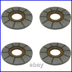 Set of 4 New Bonded Brake Discs Fits MPL, Fits Minneapolis Moline 770, 880, 1550