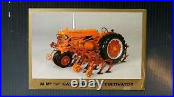 SpecCast 1/16 Minneapolis Moline U Gas narrow front tractor with4 Row Cultivator
