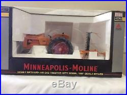 SpecCast Minneapolis-Moline 445 Gas Tractor with Model Mo Sickle Mower