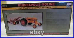 SpecCast Minneapolis-Moline U Gas Tractor With M-M 3 bottom Plow Stock #SCT298