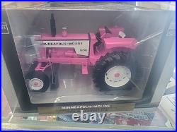 Spec Cast 1/16 Pink Minneapolis Moline G840 Open Station Tractor with Wide Front