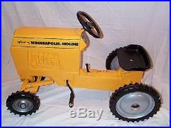 Spirit of Minneapolis Moline Wide Front Pedal Tractor by Scale Models NIB