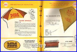 Super Rare 1944 Sales Catalog Minneapolis Moline Pedal Tractor/Umbrella/etc