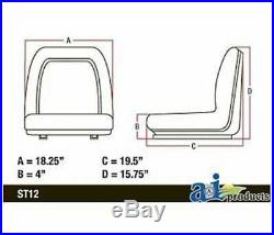 TMS444BL Universal Seat, Michigan Style, with Slide Track
