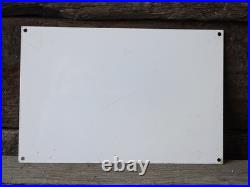 VINTAGE MINNEAPOLIS MOLINE TRACTORS & FARM MACHINERY PORCELAIN SIGN 12x8