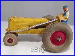Vintage 1940s MM Minneapolis Moline Z tractor 1/32 antique toy by Auburn Rubber