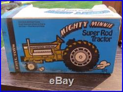 Vintage 1970s Minneapolis Moline Farm Tractor Ertl Mighty Minnie Super Rod Box 2