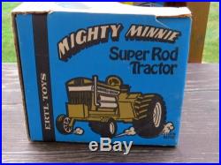 Vintage 1970s Minneapolis Moline Farm Tractor Ertl Mighty Minnie Super Rod Box 2