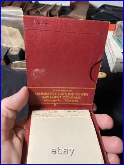 Vintage Early Minneapolis Moline Tractor Ledger Rare