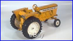 Vintage Ertl Minneapolis Moline G1000 Tractor 10 Diecast Scale Model White Rims