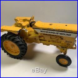 Vintage Ertl Minneapolis Moline G1000 Yellow Toy Tractor