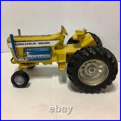 Vintage Ertl Minneapolis Moline Mighty Pulling Tractor Yellow Diecast Metal