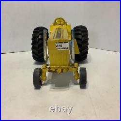 Vintage Ertl Minneapolis Moline Mighty Pulling Tractor Yellow Diecast Metal