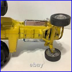 Vintage Ertl Minneapolis Moline Mighty Pulling Tractor Yellow Diecast Metal