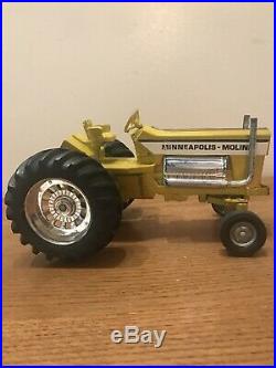 Vintage Ertl Yellow Minneapolis Moline Puller, Toy Pulling Tractor